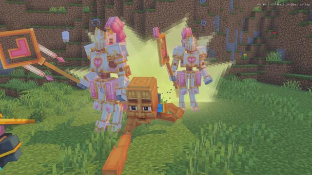 Screenshot of the Minecraft Bedrock Marketplace product Brainrot Weapons created by Master Duckies.