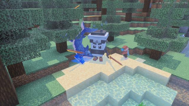 Screenshot of the Minecraft Bedrock Marketplace product Brainrot Weapons created by Master Duckies.