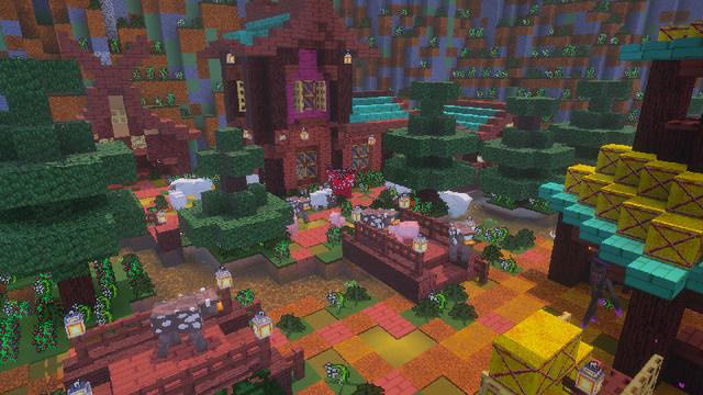 Screenshot of the Minecraft Bedrock Marketplace product Ducklings Resourcepack created by Master Duckies.
