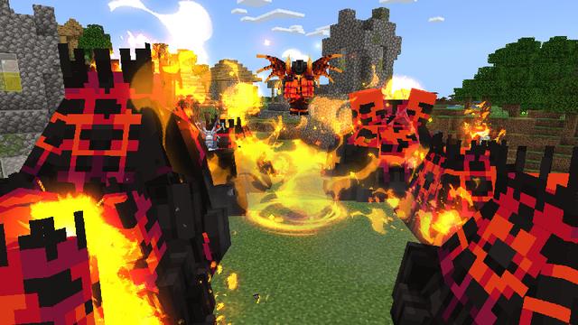 Screenshot of the Minecraft Bedrock Marketplace product Element Bending created by Master Duckies.