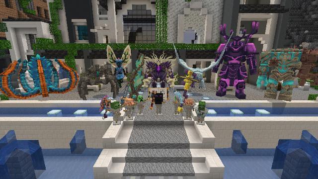 Screenshot of the Minecraft Bedrock Marketplace product Elemental Worlds Collide created by Master Duckies.