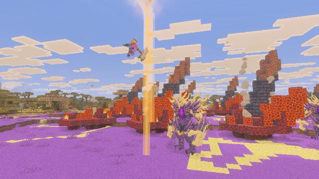 Screenshot of the Minecraft Bedrock Marketplace product Elemental Worlds Collide created by Master Duckies.