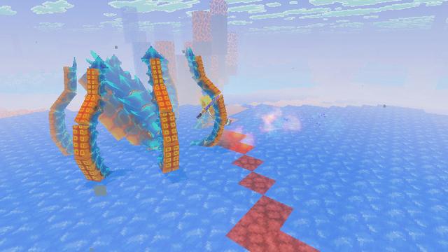 Screenshot of the Minecraft Bedrock Marketplace product Elemental Worlds Collide created by Master Duckies.