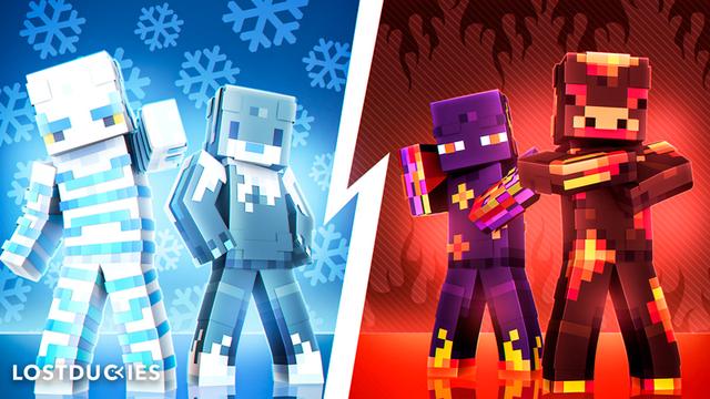 Thumbnail of the Minecraft Bedrock Marketplace product Fiery Ice created by Master Duckies.
