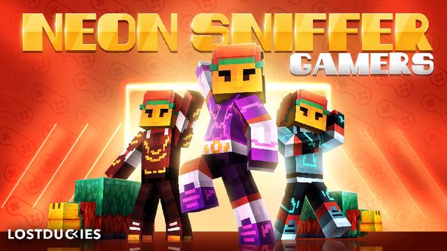 Thumbnail of the Minecraft Bedrock Marketplace product Neon Sniffer Gamers created by Master Duckies.