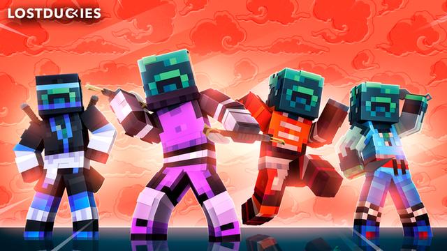 Thumbnail of the Minecraft Bedrock Marketplace product Warden Ninjas created by Master Duckies.
