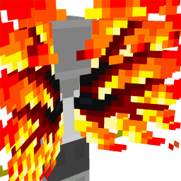 Thumbnail of the Minecraft Bedrock Marketplace product Burning Fire Wings created by Mazario Studios.