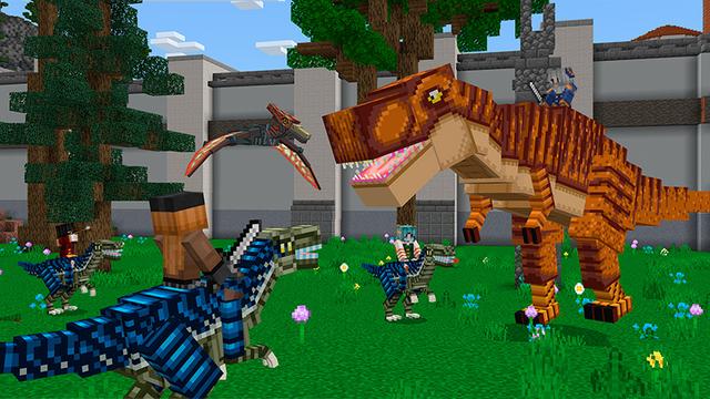 Screenshot of the Minecraft Bedrock Marketplace product Dragons And Dinos created by Mazario Studios.