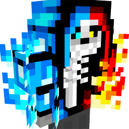 Thumbnail of the Minecraft Bedrock Marketplace product Fire vs Ice Skeleton created by Mazario Studios.
