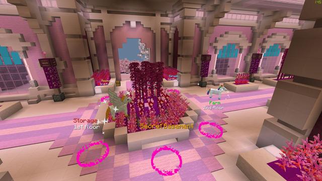 Screenshot of the Minecraft Bedrock Marketplace product BriannaPlayz Secret Castle created by FireGames.