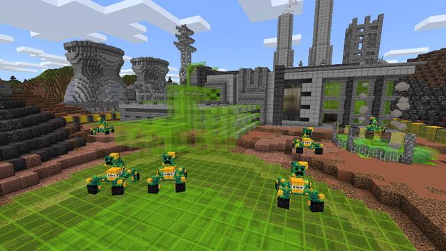 Screenshot of the Minecraft Bedrock Marketplace product PrestonPlayz 7 Mutant Mobs created by FireGames.
