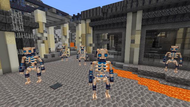 Screenshot of the Minecraft Bedrock Marketplace product PrestonPlayz 7 Mutant Mobs created by FireGames.