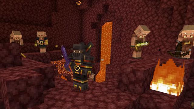 Screenshot of the Minecraft Bedrock Marketplace product PrestonPlayz Elementare Rüstung created by FireGames.