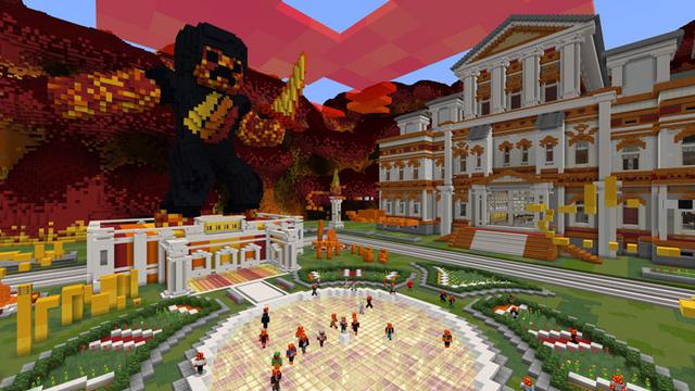 Screenshot of the Minecraft Bedrock Marketplace product PrestonPlayz Hide and Seek created by FireGames.