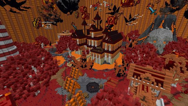 Screenshot of the Minecraft Bedrock Marketplace product PrestonPlayz Mystery Button created by FireGames.