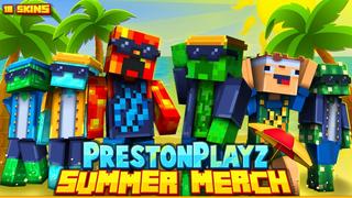 Thumbnail of the Minecraft Bedrock Marketplace product PrestonPlayz Summer Merch created by FireGames.