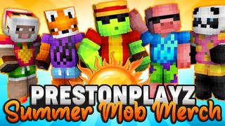 Thumbnail of the Minecraft Bedrock Marketplace product PrestonPlayz Summer Mob Merch created by FireGames.
