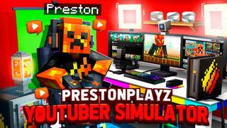 Thumbnail of the Minecraft Bedrock Marketplace product Preston's YouTuber Simulator created by FireGames.