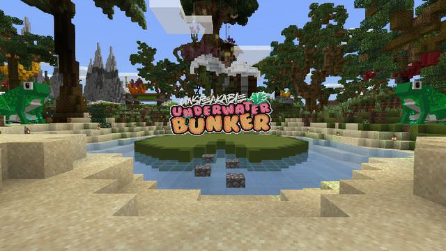 Screenshot of the Minecraft Bedrock Marketplace product Unspeakable Underwater Bunker created by FireGames.