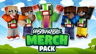 Thumbnail of the Minecraft Bedrock Marketplace product UnspeakableGaming Merch Pack created by FireGames.