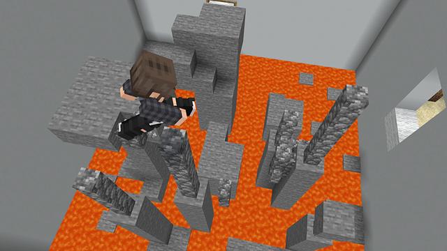 Screenshot of the Minecraft Bedrock Marketplace product 100 ZONES PARKOUR created by MelonBP.