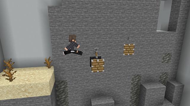 Screenshot of the Minecraft Bedrock Marketplace product 100 ZONES PARKOUR created by MelonBP.