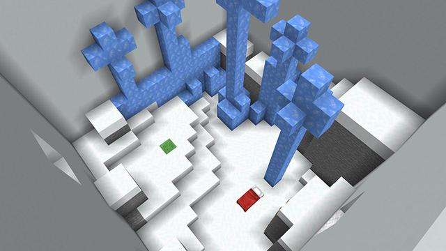 Screenshot of the Minecraft Bedrock Marketplace product 100 ZONES PARKOUR created by MelonBP.