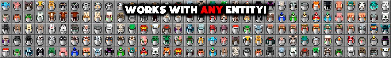 Panorama of the Minecraft Bedrock Marketplace product Buckets+ Add-On created by MelonBP.