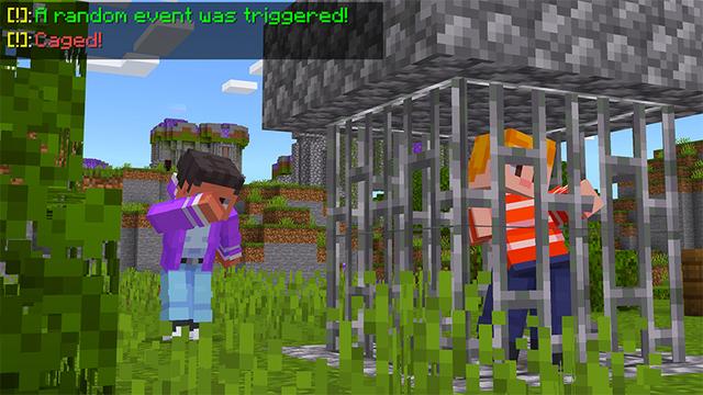 Screenshot of the Minecraft Bedrock Marketplace product Crazy Drops created by MelonBP.