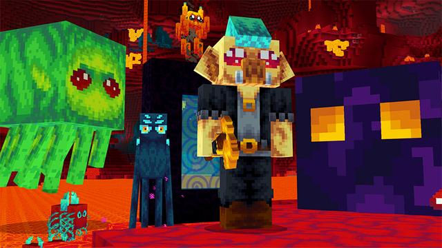 Screenshot of the Minecraft Bedrock Marketplace product Crazy Mobs created by MelonBP.