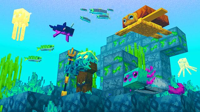 Screenshot of the Minecraft Bedrock Marketplace product Crazy Mobs created by MelonBP.