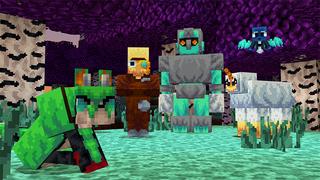 Screenshot of the Minecraft Bedrock Marketplace product Crazy Mobs created by MelonBP.