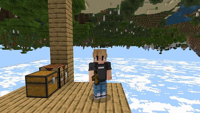 Screenshot of the Minecraft Bedrock Marketplace product Difficulty: Upside Down! created by MelonBP.