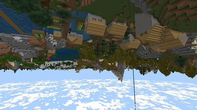 Screenshot of the Minecraft Bedrock Marketplace product Difficulty: Upside Down! created by MelonBP.