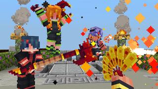 Screenshot of the Minecraft Bedrock Marketplace product Dragon Weapons created by MelonBP.