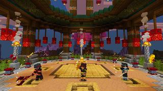 Screenshot of the Minecraft Bedrock Marketplace product Dragon Weapons created by MelonBP.