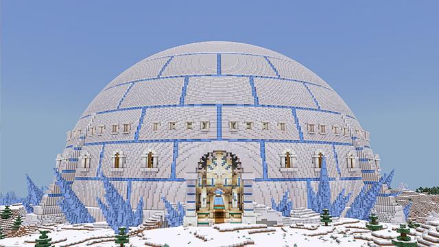 Screenshot of the Minecraft Bedrock Marketplace product Igloo Base created by MelonBP.