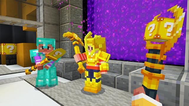 Screenshot of the Minecraft Bedrock Marketplace product Lucky Block Bunker created by MelonBP.