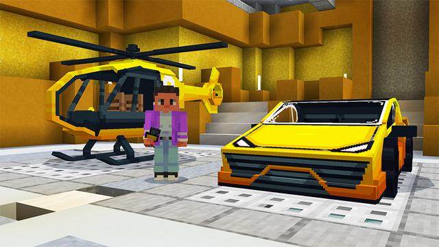 Screenshot of the Minecraft Bedrock Marketplace product Lucky Block Bunker created by MelonBP.