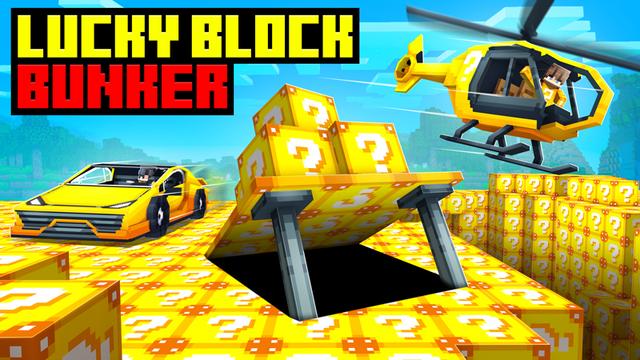 Thumbnail of the Minecraft Bedrock Marketplace product Lucky Block Bunker created by MelonBP.