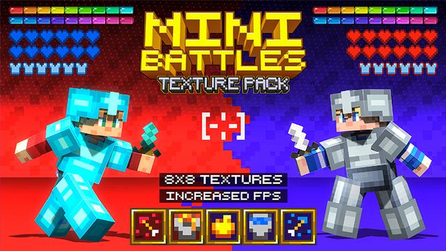 Thumbnail of the Minecraft Bedrock Marketplace product Mini Battles PvP created by MelonBP.