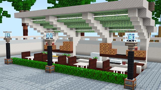 Screenshot of the Minecraft Bedrock Marketplace product Modern Resources created by MelonBP.