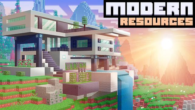 Thumbnail of the Minecraft Bedrock Marketplace product Modern Resources created by MelonBP.