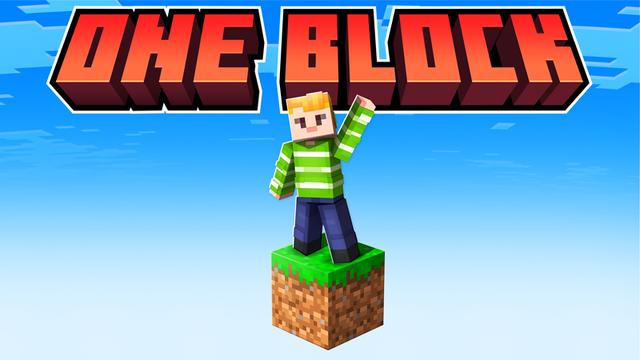 Thumbnail of the Minecraft Bedrock Marketplace product One Block [?] created by MelonBP.