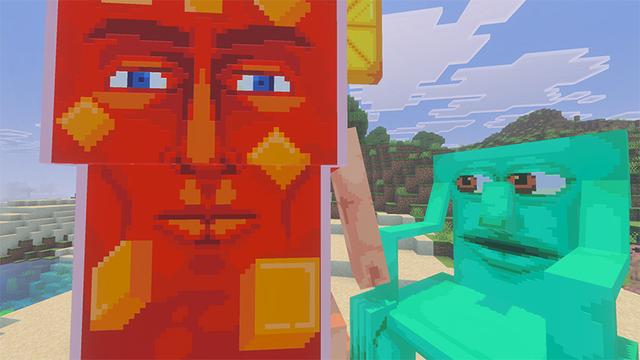 Screenshot of the Minecraft Bedrock Marketplace product PETS Add-On created by MelonBP.