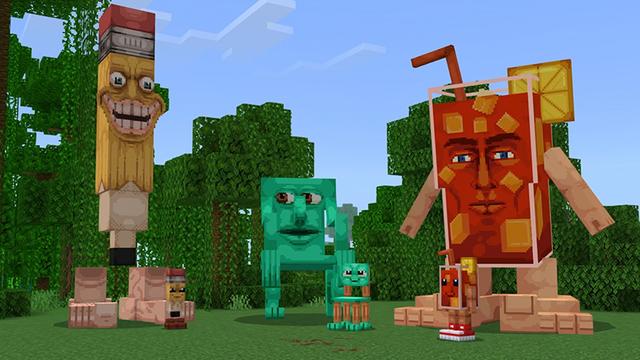 Screenshot of the Minecraft Bedrock Marketplace product PETS Add-On created by MelonBP.