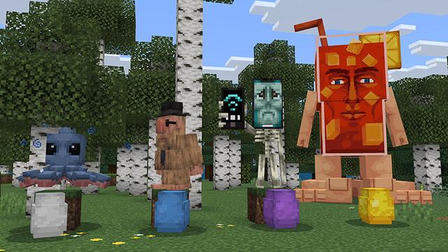 Screenshot of the Minecraft Bedrock Marketplace product PETS Add-On created by MelonBP.
