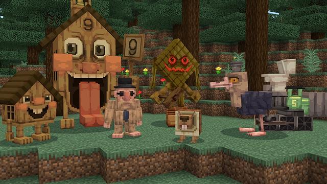 Screenshot of the Minecraft Bedrock Marketplace product PETS Add-On created by MelonBP.