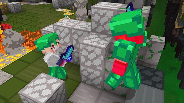 Screenshot of the Minecraft Bedrock Marketplace product PVP PRO Texture Pack created by MelonBP.