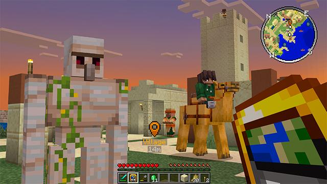 Screenshot of the Minecraft Bedrock Marketplace product Real Minimap created by MelonBP.